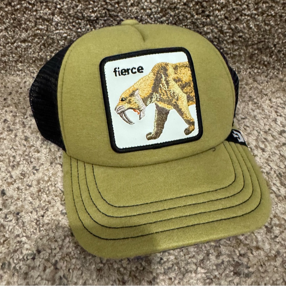 Goorin Bros Fierce Saber Tooth Tiger Trucker Hat